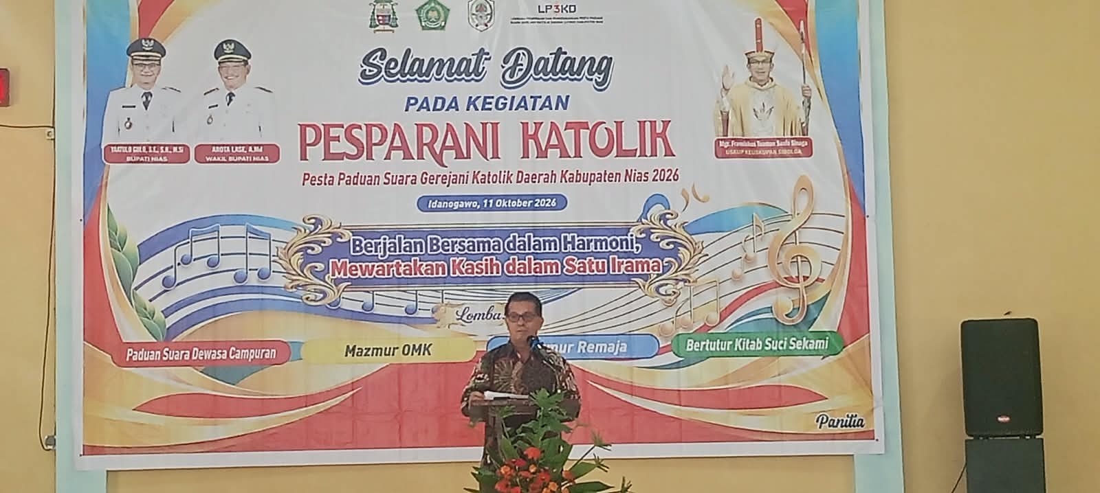 Semarak Pesparani, Kemenag Nias Ajak Umat Kembangkan Taleenta melalui Seni